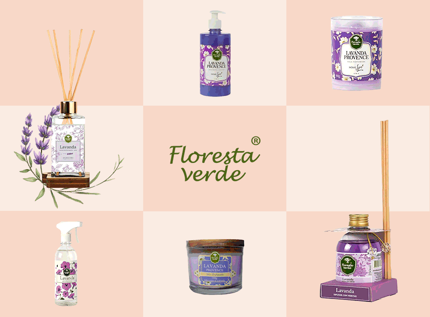 Aromatizador de ambiente com aroma de alecrim.