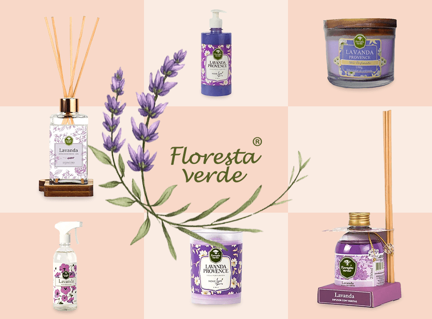 Aromatizador de ambiente com aroma de alecrim.